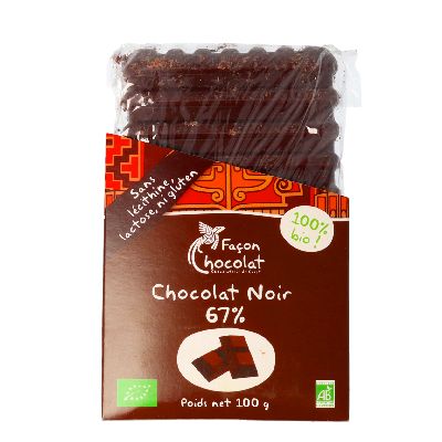 Chocolat Noir 67% Tablette 100 G